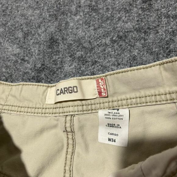 Levi’s Cargo Shorts (W34) – Khaki - Picture 6 of 6